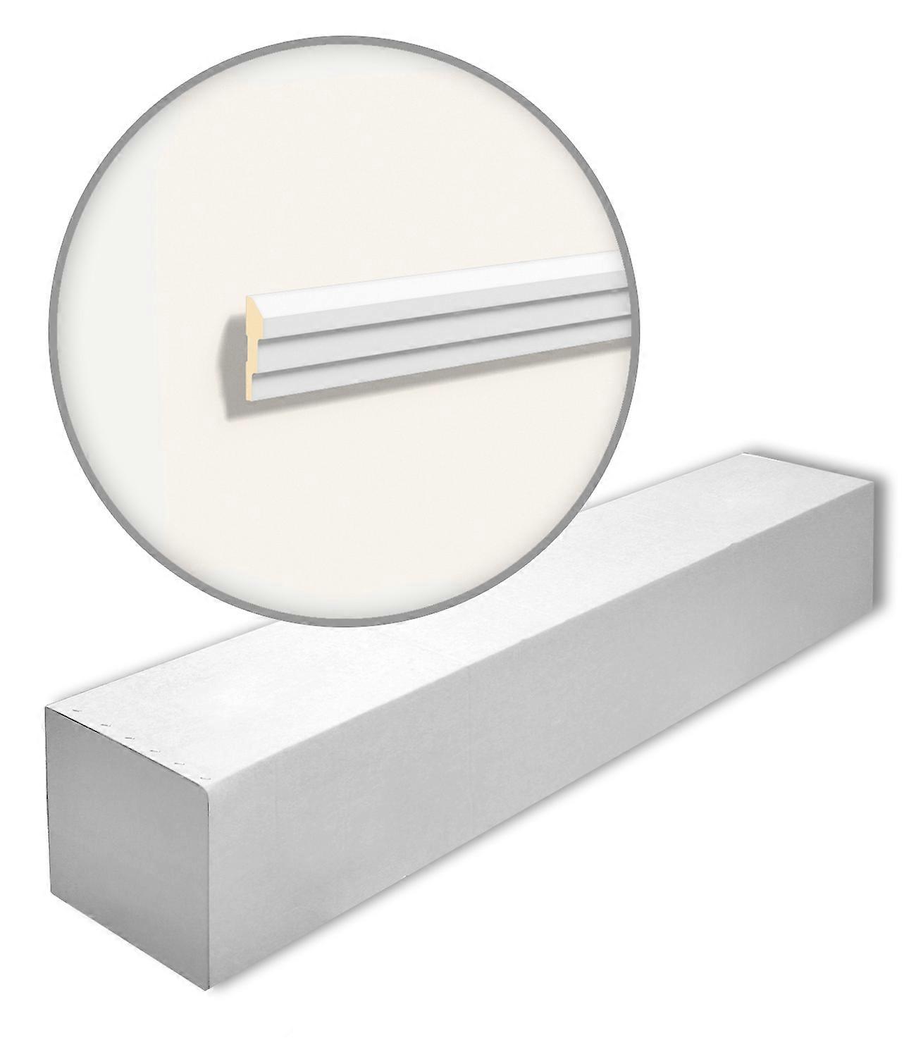 NMC 28 x Door frame MA2-box 56 meters DOMOSTYL polyurethane rigid foam 200 cm white pre-primed light, robust, extremely dimensionally accurate