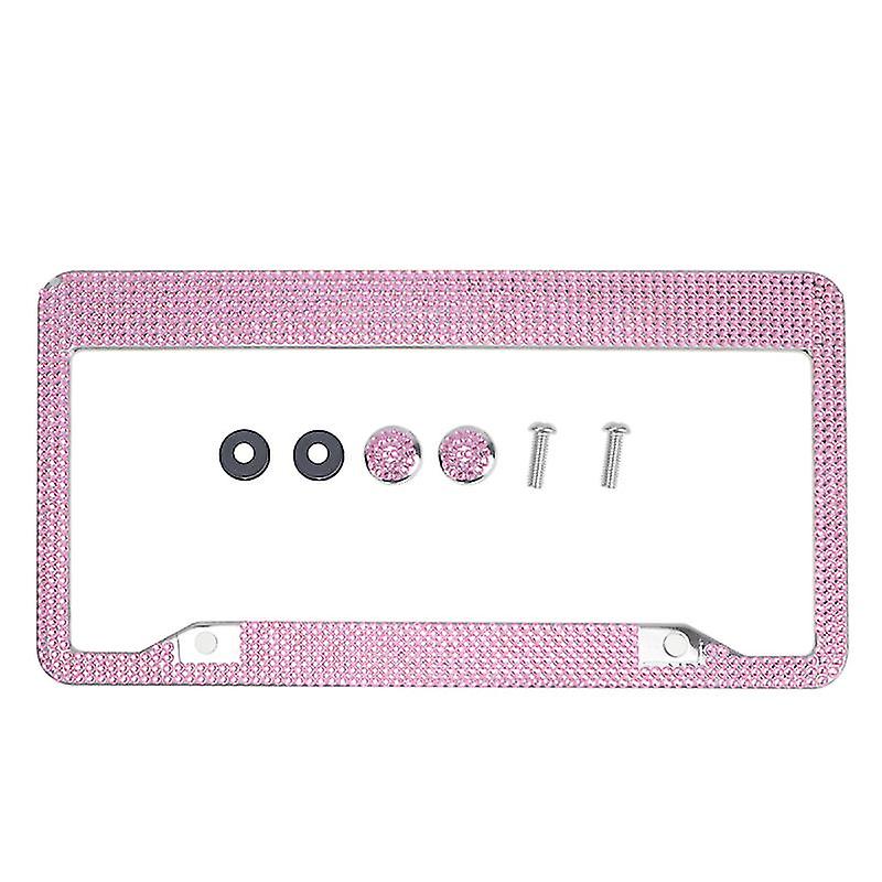 1pcs License Plate Frames Silver