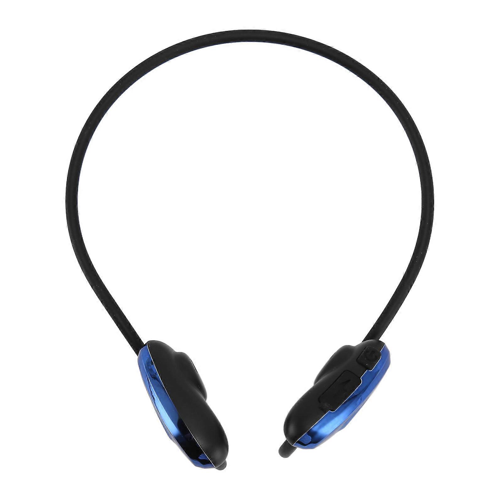 Open Ear Headphones Multifunctional Stereo Sound Noise Reduction Wireless Bluetooth 5.3 Headphones for Sports Running Daily Blue 