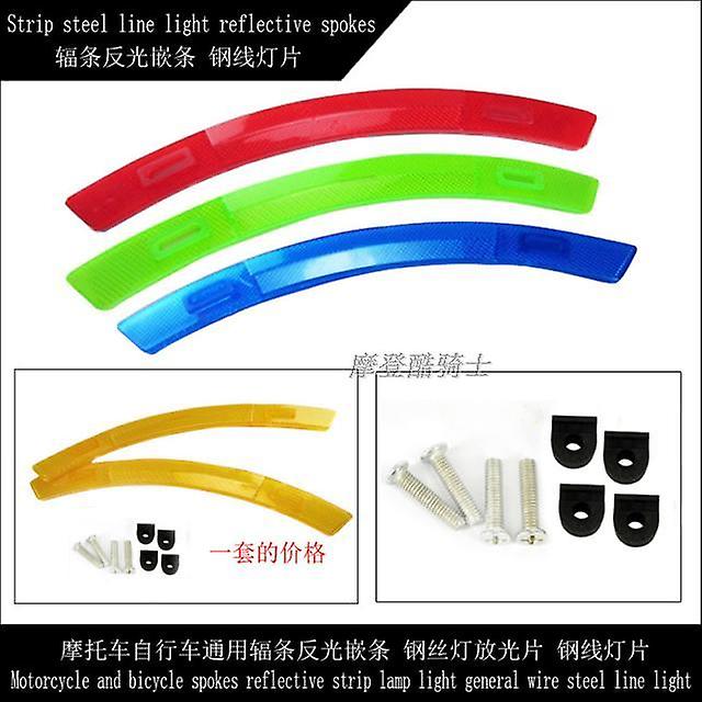 Motorcycle Bicycle Modification Accessories Motorcycle Bicycle Wheel Trim Rim Warning Reflector