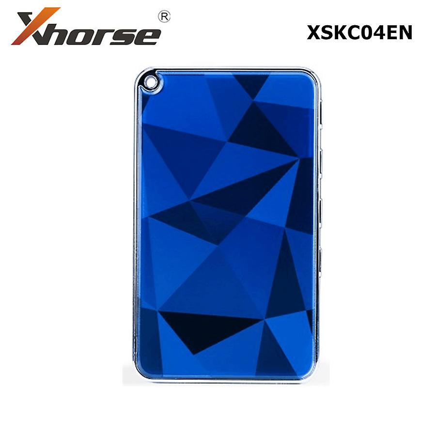 Xhorse King Card Xskc04en Xskc05en 4 Buttons Slimmest Universal Smart Remote Key With Built-in 2 Batteries Sky Blue Diamond Blue