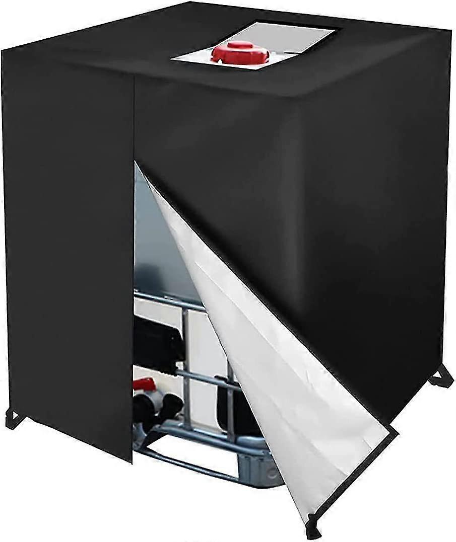 Bache Pour Cuve 1000l Ibc, Bache De Rservoir D'eau Couvercle, Anti-uv Anti-poussire Couverture Container Rservoir Ibc 210d