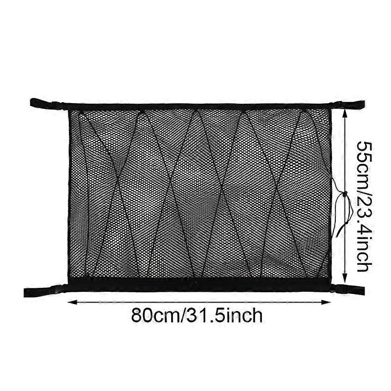 Car Roof Storage Organizer Automotive Ceiling Cargo Net Pocket Mesh Car Camping Accessories Storage Bag Roof Tent