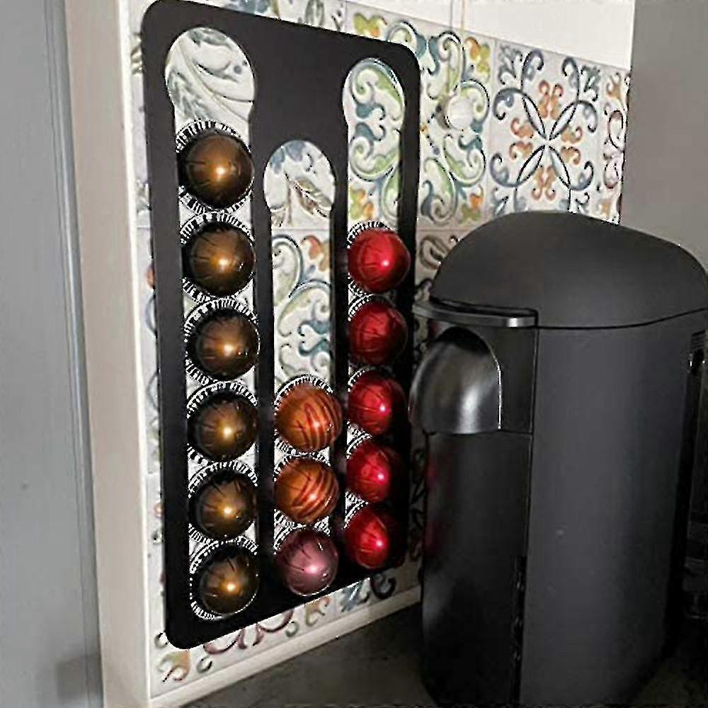 Upgraded Coffee Pod Holder For Nespresso Vertuo Capsules,wall-mounted ...