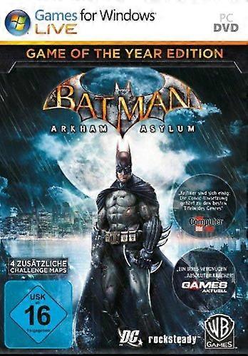 Batman Arkham Asylum Game Of The Year - Windows - PC CD - New & Sealed