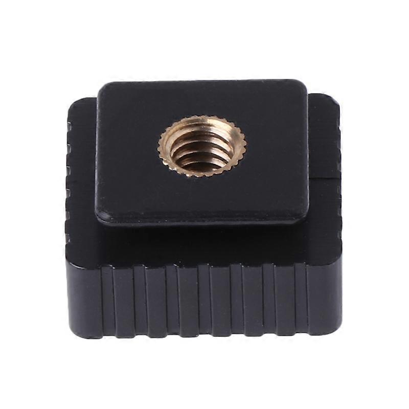 Hot Shoe Mount Adapter To 1/4" Screw Head Thread For Studio Light Stand