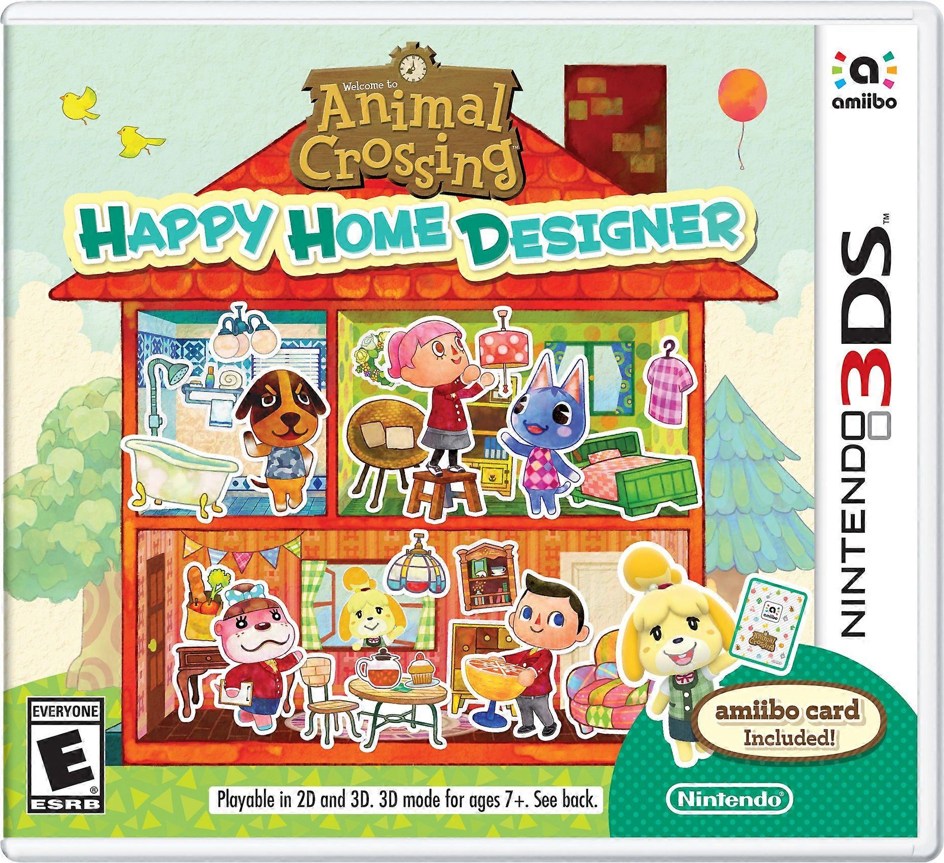 Animal Crossing Happy Home Designer  Amiibo Card - Nintendo 3DS - PAL - New & Sealed