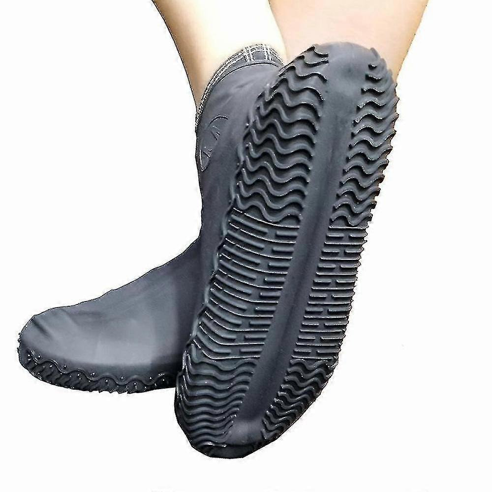 reusable non-slip silicone waterproof shoe cover(s)