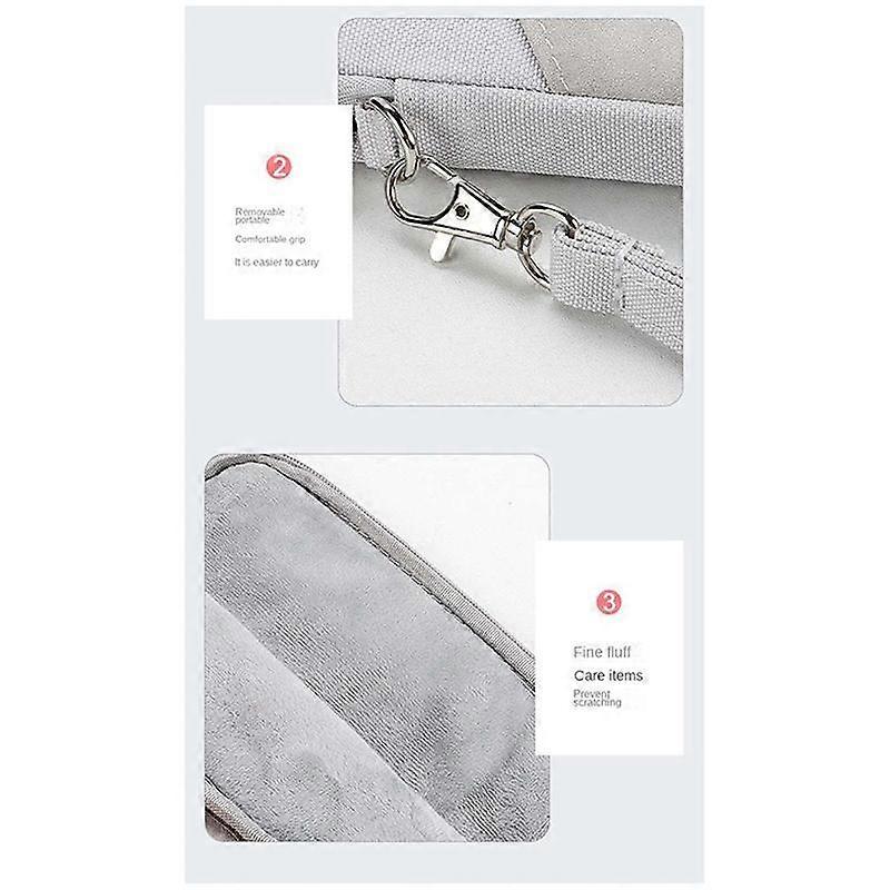 Tablet Bag is Suitable for 9-11 In Tablet Bag Mini Storage Bag Light Grey computer storage bag