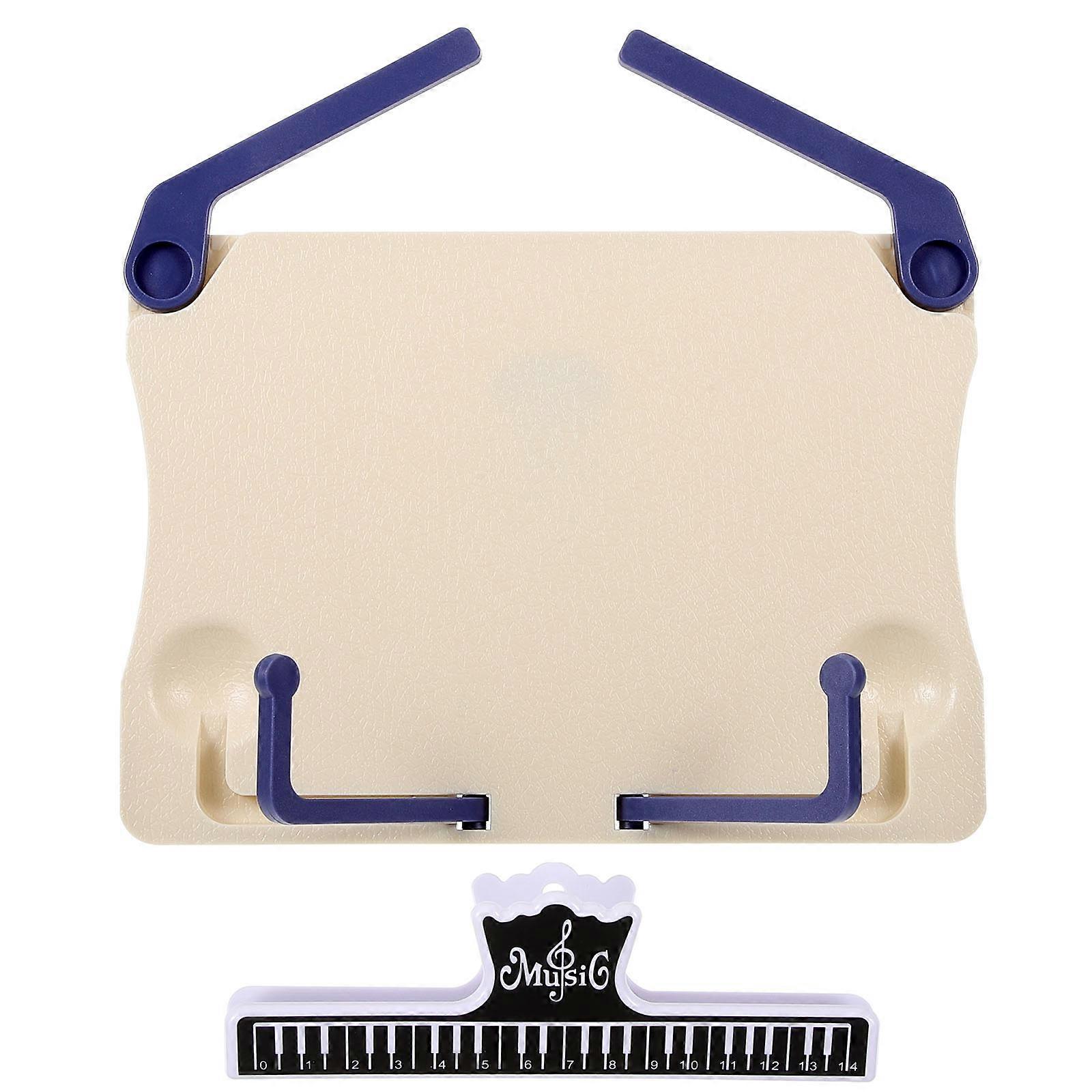 Foldable Musical Score Rack Reading Stand Musical Score Stand Desktop Reading Book Support