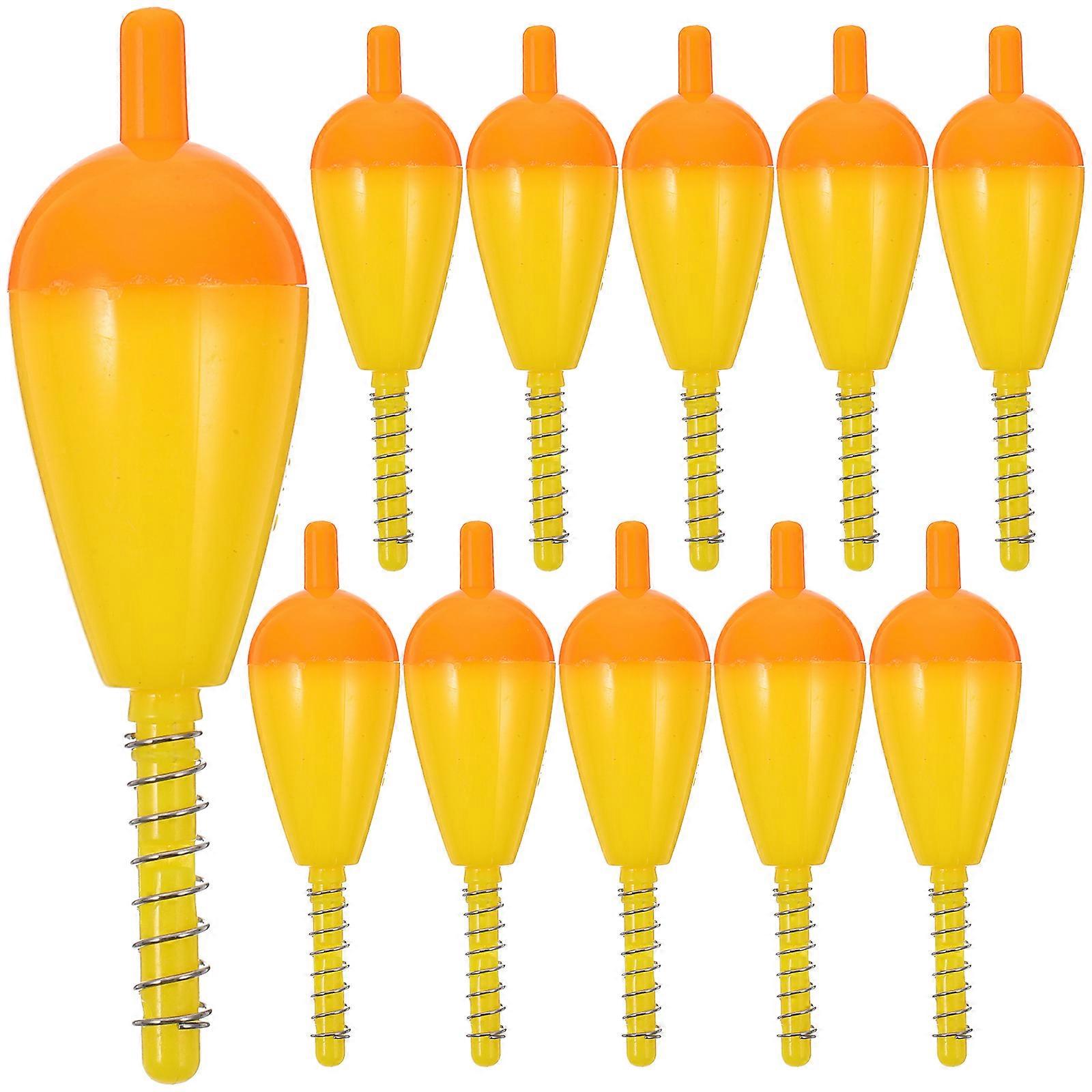 12Pcs Fishing Floats Fishing Equipment Practical Fishing Gears Multi-use Fishing Rod Floats Fishing Floats