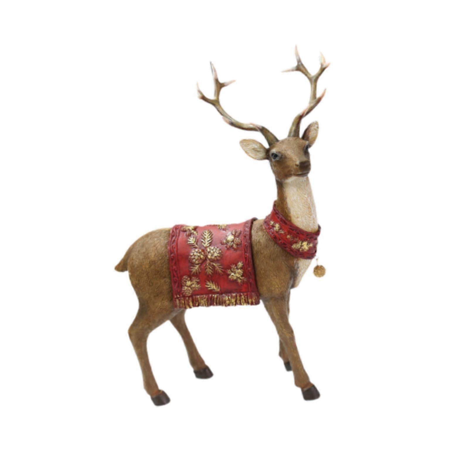 トナカイの置物の飾りキャビネットの本棚の装飾の立っているためのモダンなヘラジカの彫刻