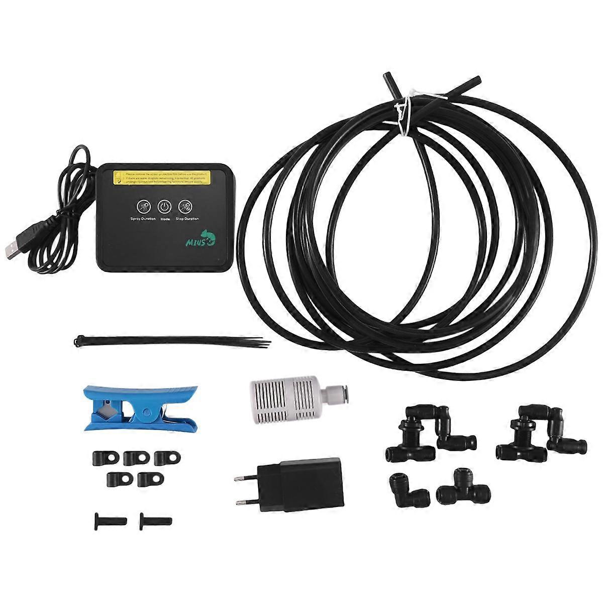 Intelligent Automatic Mist Spray System Set Electronic Timer LCD Screen Sprinkler Controller Terra