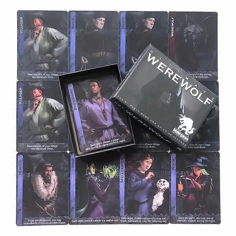 New models Ultimate Werewolf Revised Edition Adult Party Board Game, Family Party Entertainment Game Cards