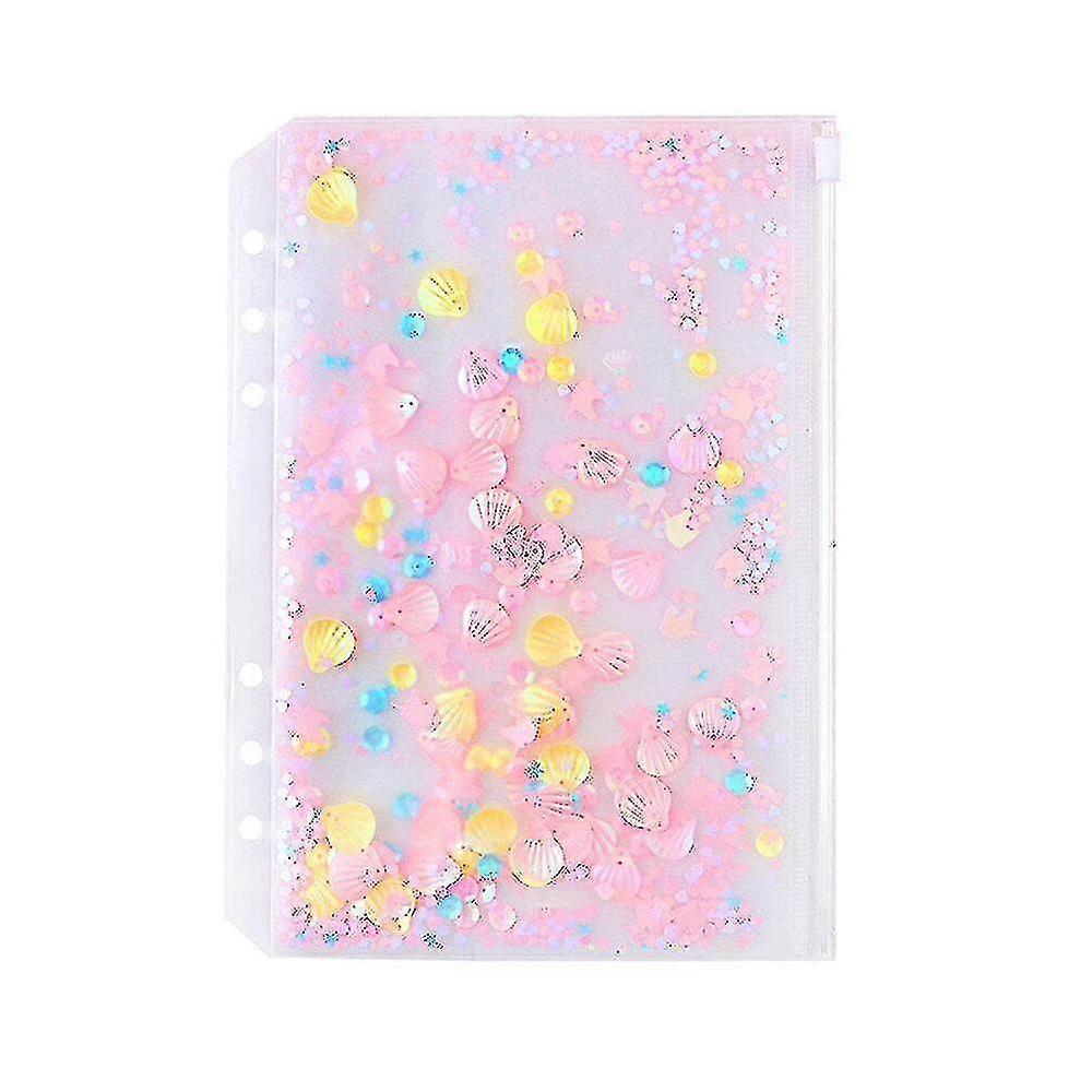 Folder Pink Cute Loose Leaf Binder Pouch Diary File