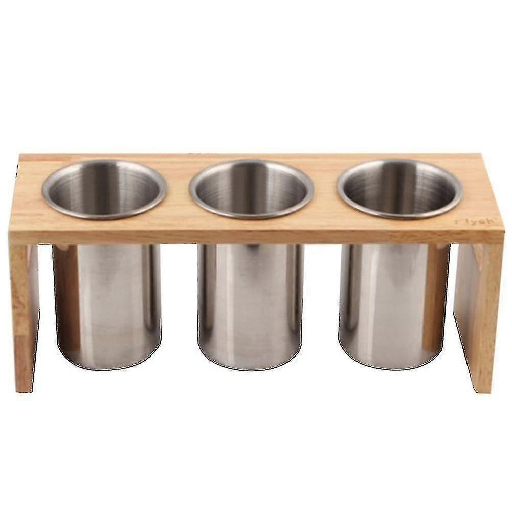 stainless steel kitchen countertop flatware organizer with base holders  racks