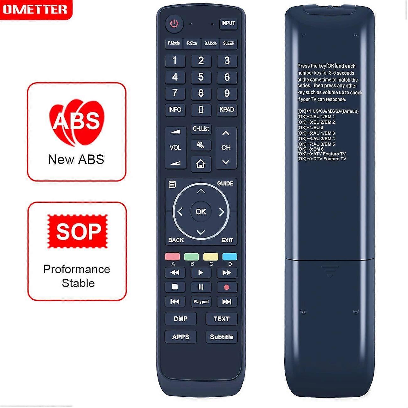 Universal Remote Control EN3ZZ39 For Hisense VIDAA Android FHD/HD Smart TV