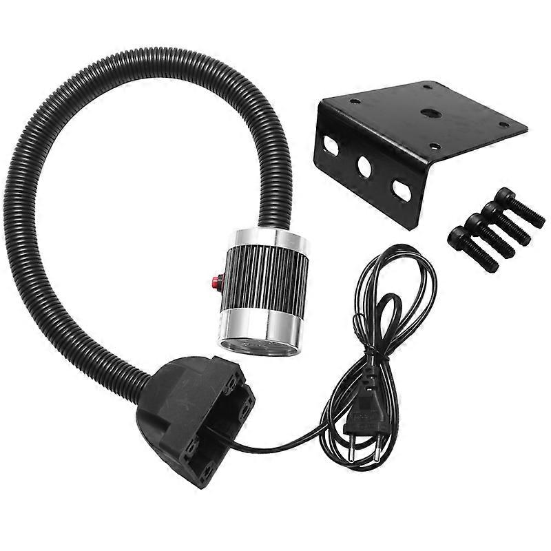220V 9W Led Machine Work Lamp 50Cm Gooseneck Industrial Cnc Machine Lathe Tool Light Milling Machine Work Light Eu Plug