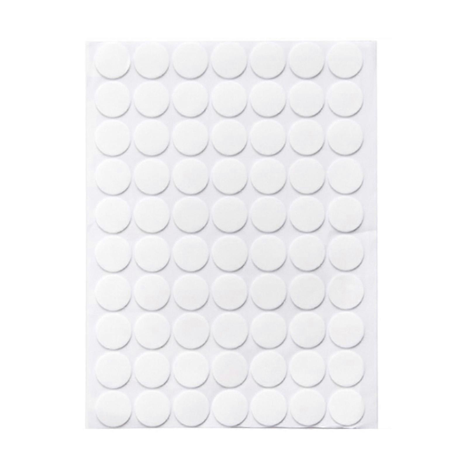 70 Pcs 20mm Self Adhesive Fastener Double-sided Tape Strong Glue Sticker Round Coins Hook Loop Tape Fixed Decoration Tools