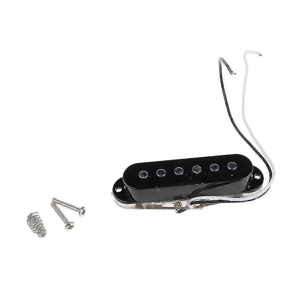 6 Strings Electric Guitar Pickups Single Coil Bass Black