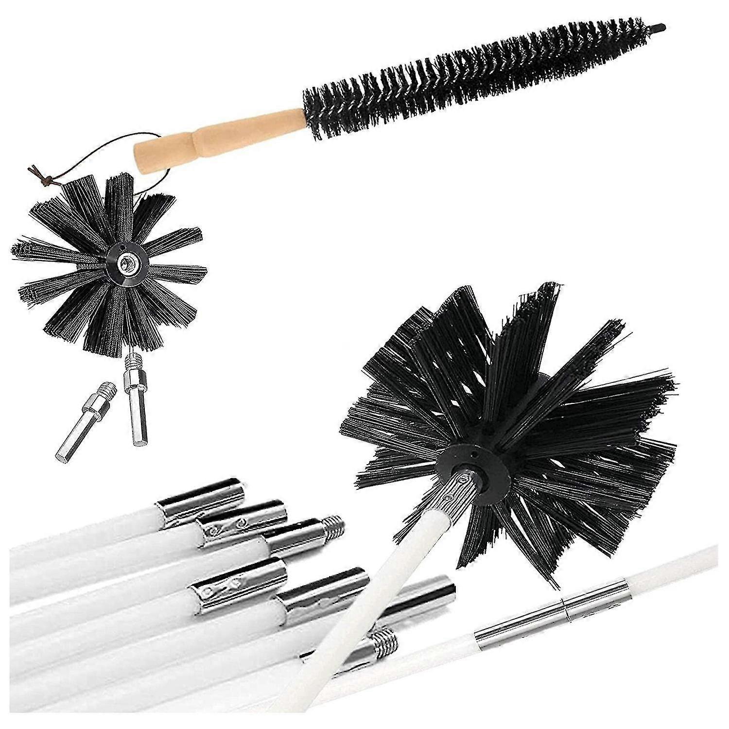 Nylon Chimney Cleaning Brush,chimney Sweeping Tool And Rods Kit