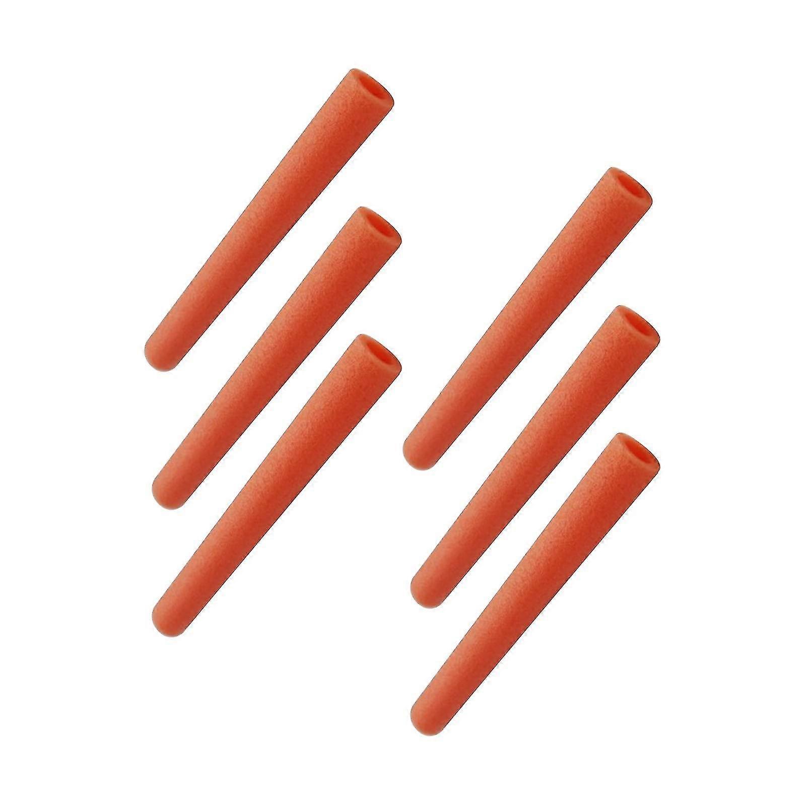 6x Trampoline Foam Sleeves Lightweight For Children Jumping Bed Tube 40cm Orange