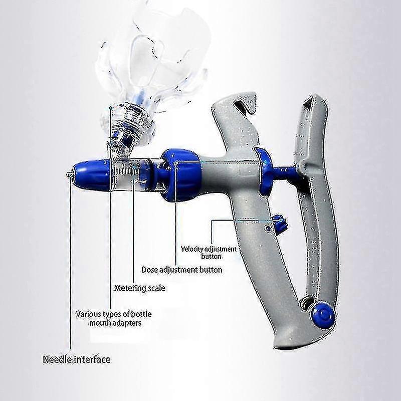 Continuous Syringe Automatic Adjustable Veterinary Syringe For Chicken Duck Poultry Durable Vaccine--