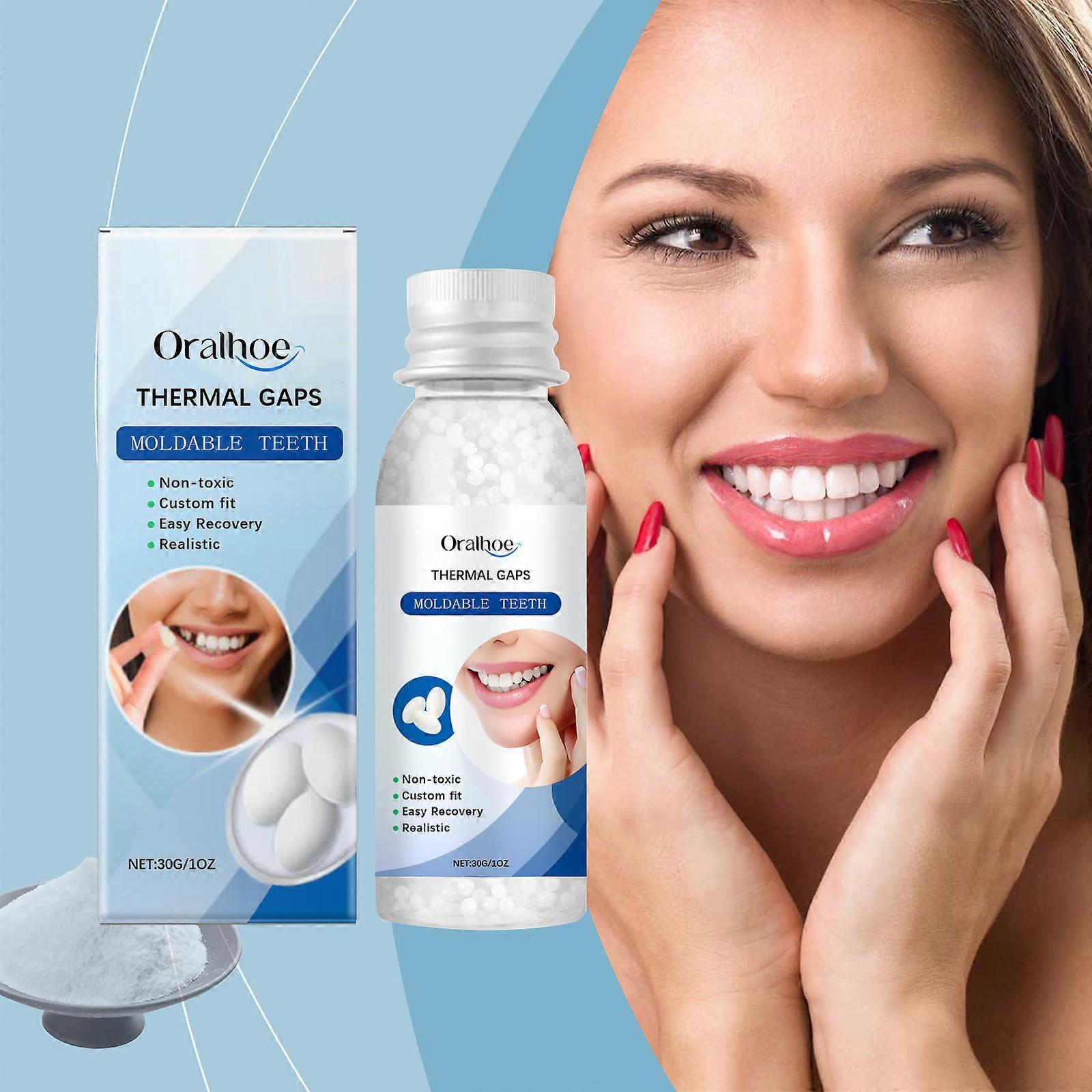 Shapeable solid dental glue, temporary tooth filling glue, filling glue, denture filling glue