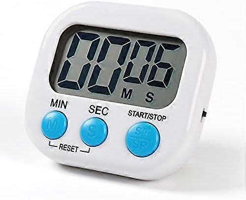 Magnetic Kitchen Timer with Large LCD Display, Timer for Cooking, Learning, Loud Alarm and Countdown Timer