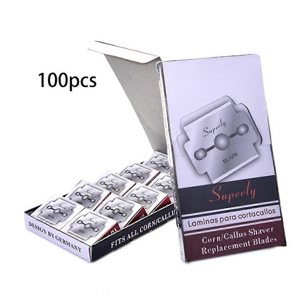 Feet Care Pedicure Machine Handheld Corn Remover Replacement Blades 100Pcs/Box