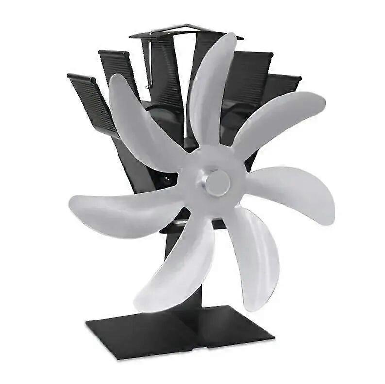 בית שקט 7-להבים מופעל תרמי מאוורר תנור חימום סירקולציה תנור תנור