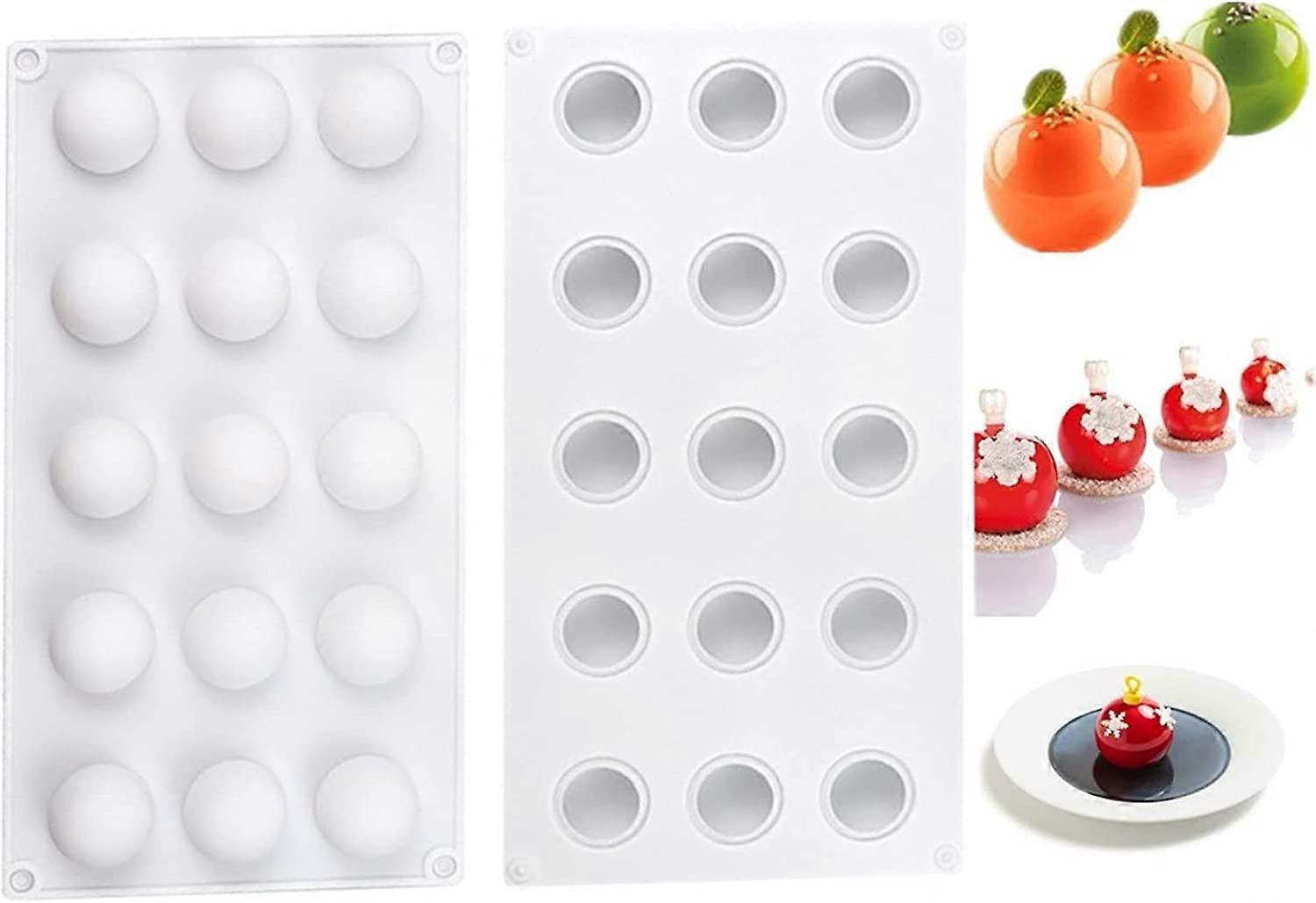 15 cavidades Hemisphere Silicone Mold