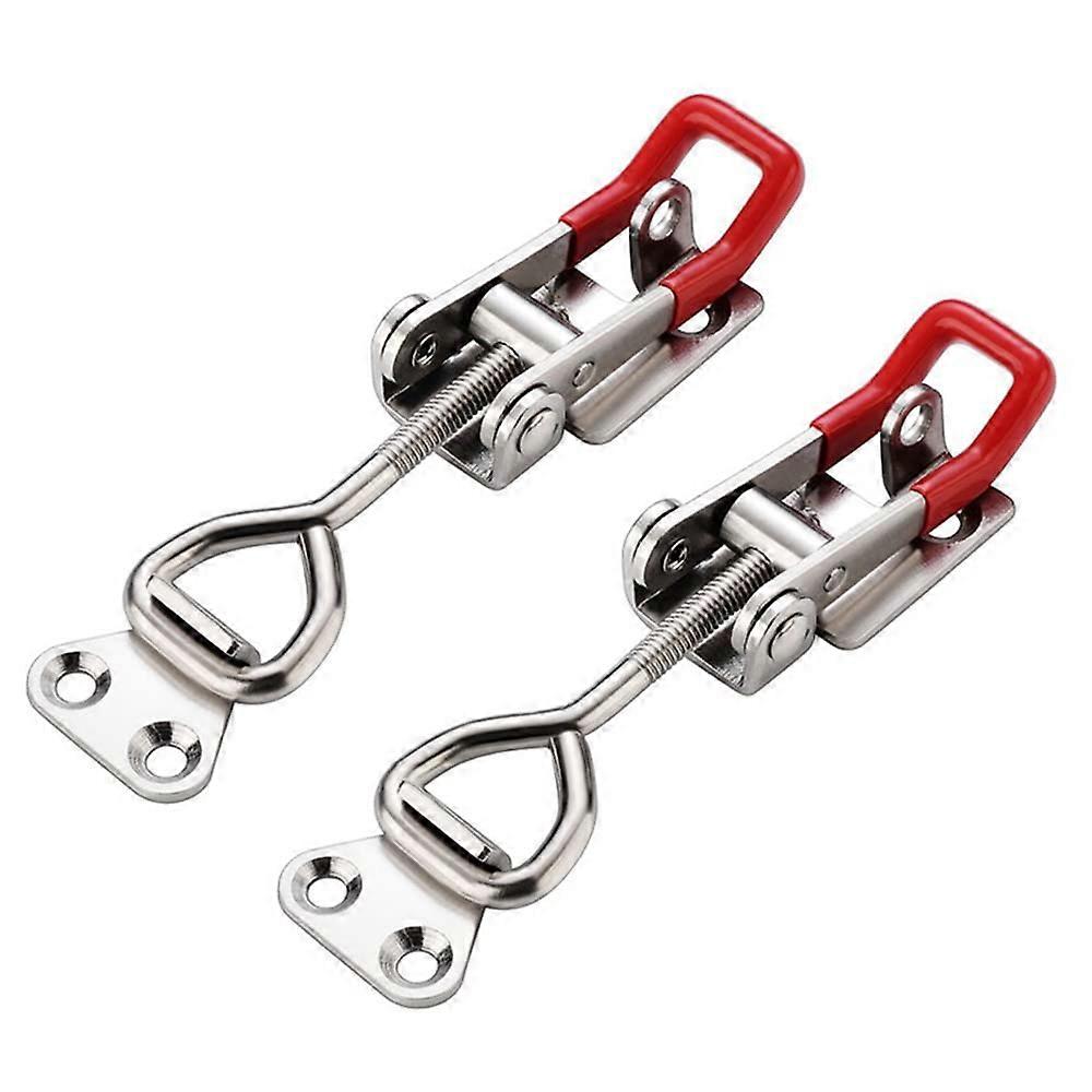 2 Pcs Side Wall Lock Holding Capacity Door Bolt Corner Fixing Small Toggle Latch