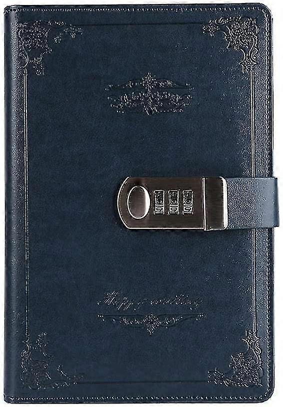 Digital Password Journal With Lock Retro Privacy Diary With Lock