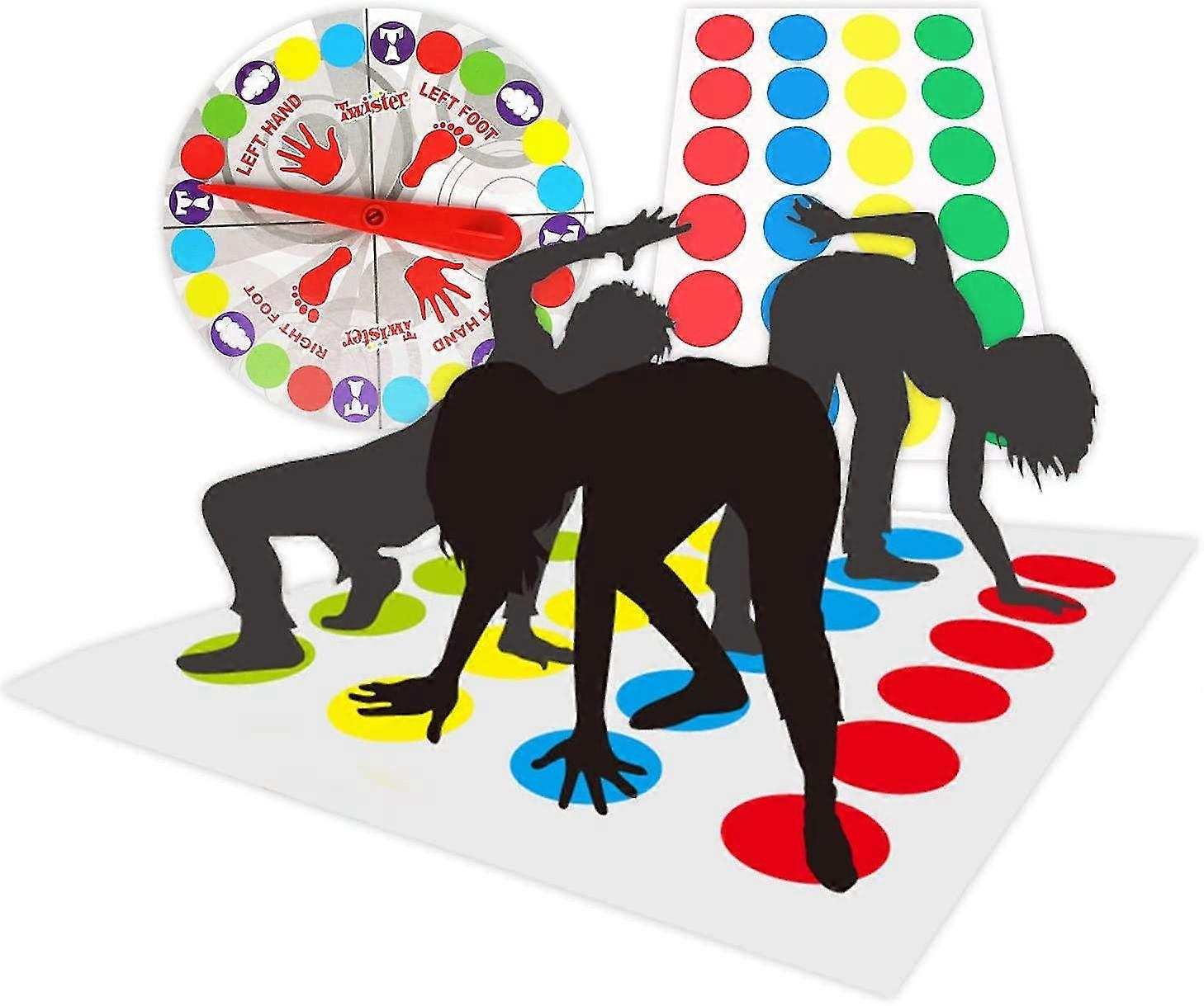 Twisting Games, Twisting Game for Kids & Adults, nce Floor Game Pad, Floor Game with Play Mat, Team Game, Family Game, Fun Game for Kids Birthday