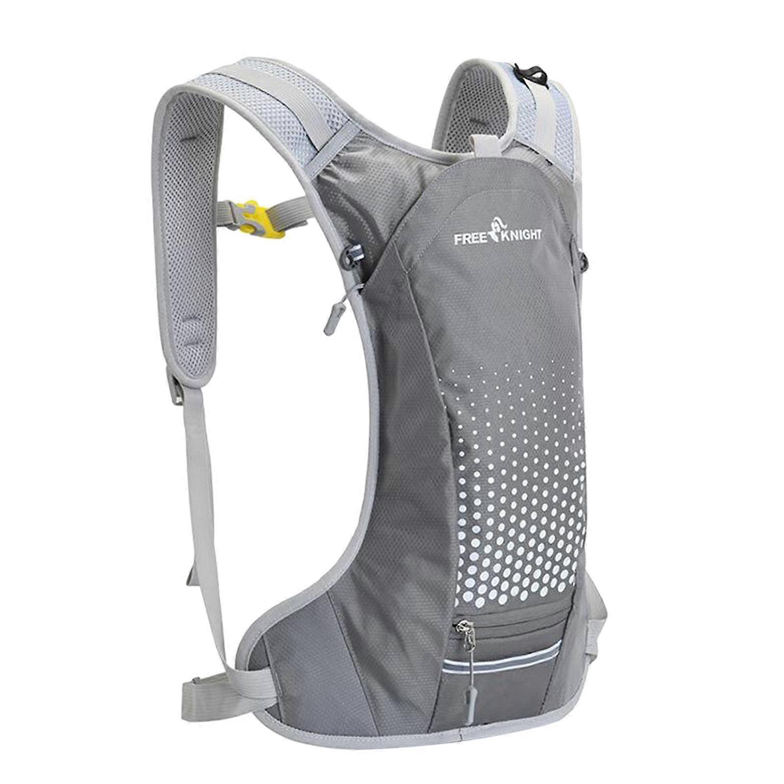 Running Camping Hydration Backpack Pack Bag Pouch Climbing Grey