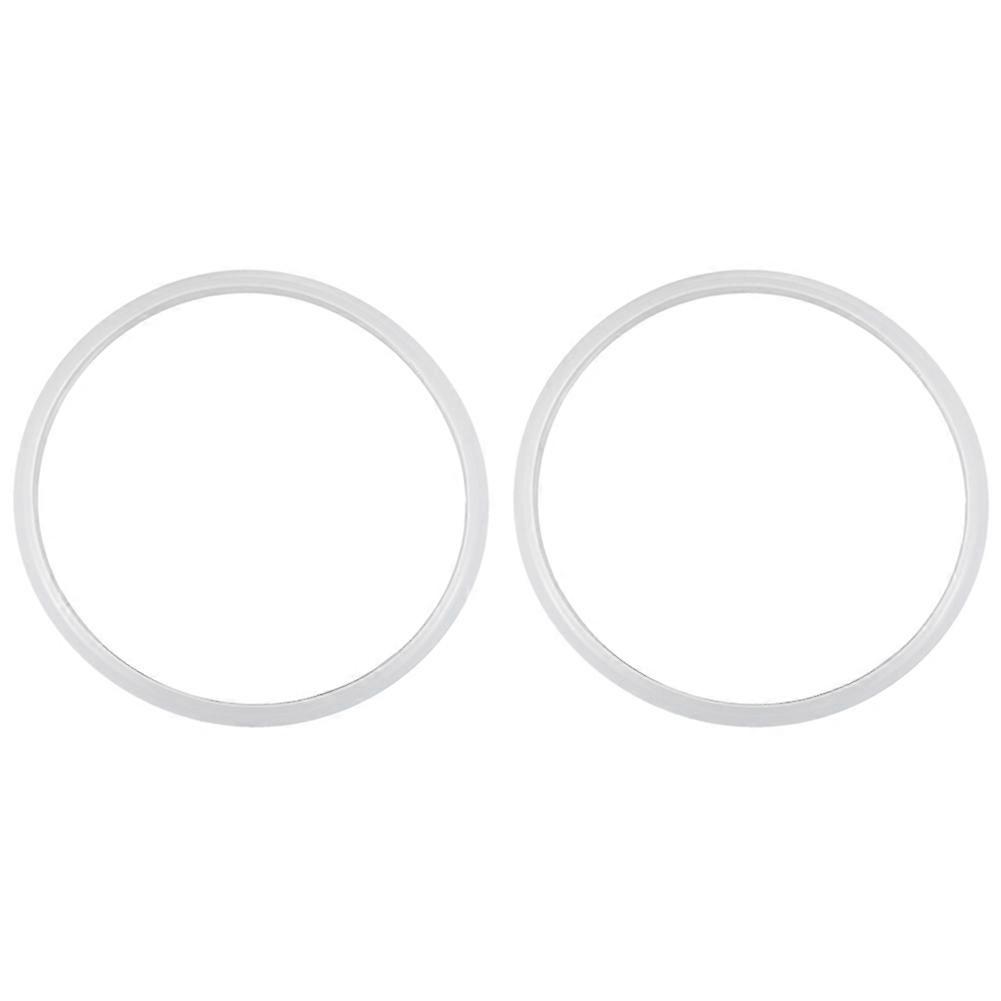 2X Σφραγιστικό Δαχτυλίδι για Χύτρες Ταχύτητας 22 cm Εσωτερική Διάμετρος, Λευκό