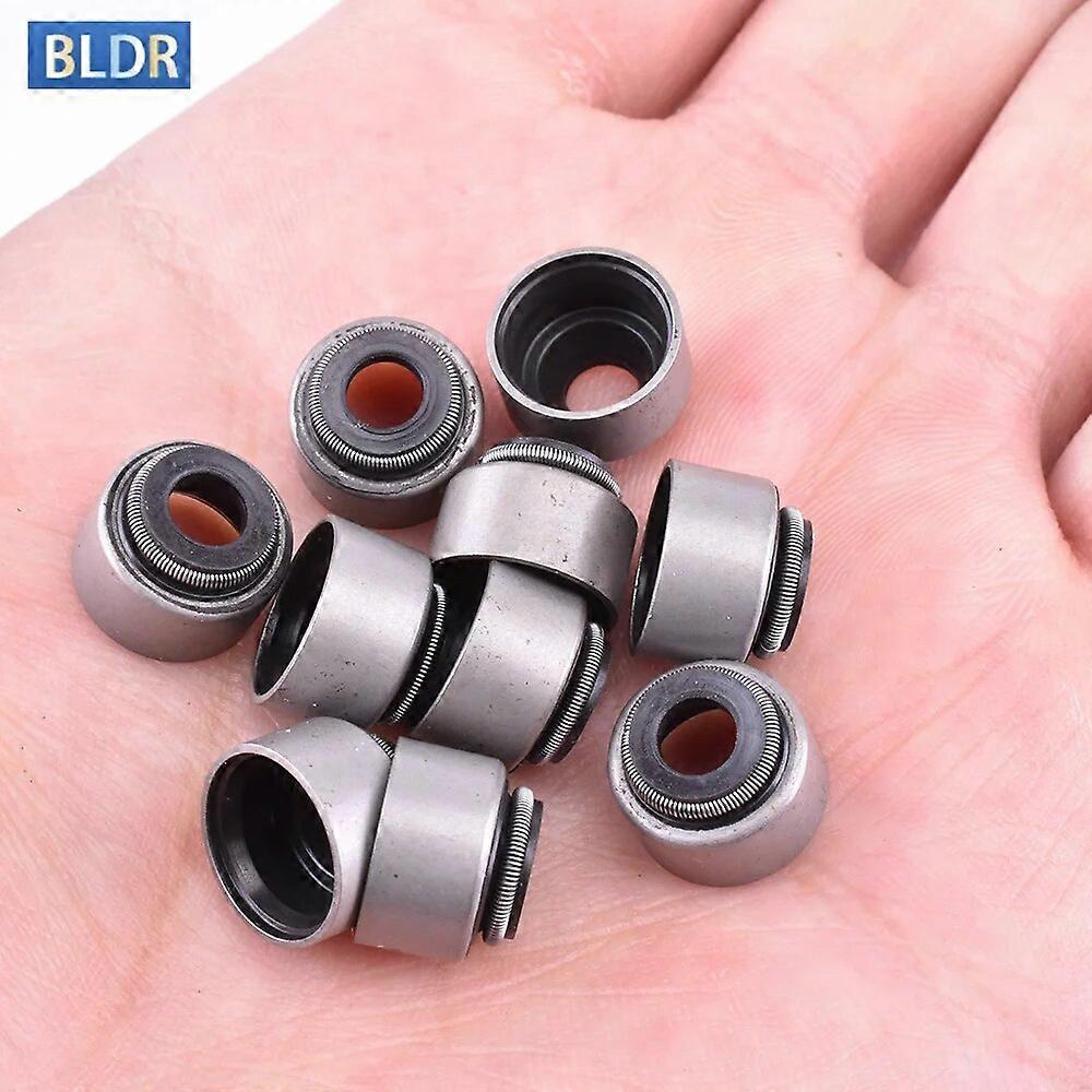 400pc 6mm μηχανή 1 σφραγίδα πετρελαίου στελέχους βαλβίδων εξάτμισης εισαγωγής κυλίνδρων για Yamaha XT225 Serow TT225 TTR225 TW225E TW225 XT TT TTR TW 225