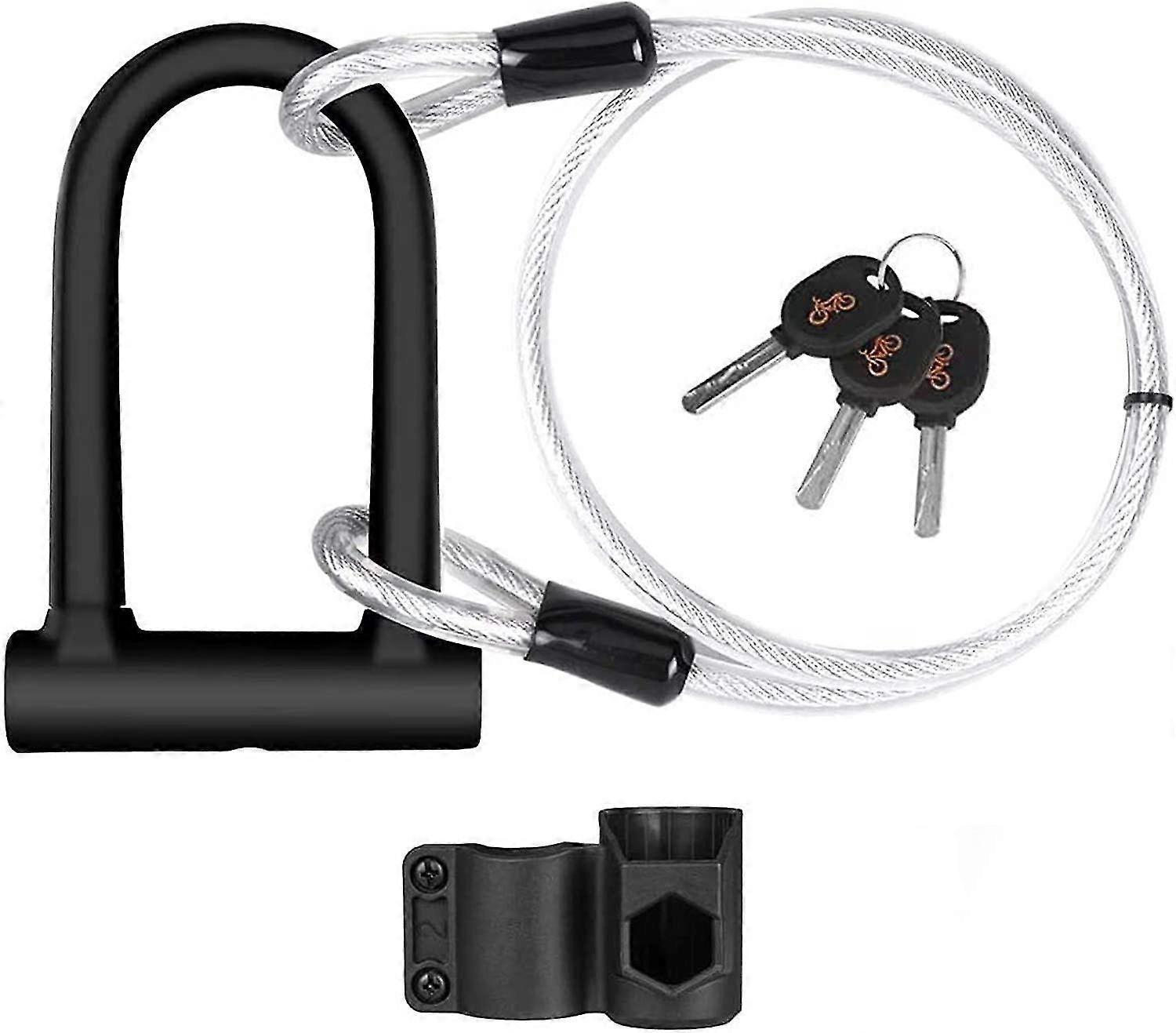 Bike Lock U Shape High Security Anti Theft Protection