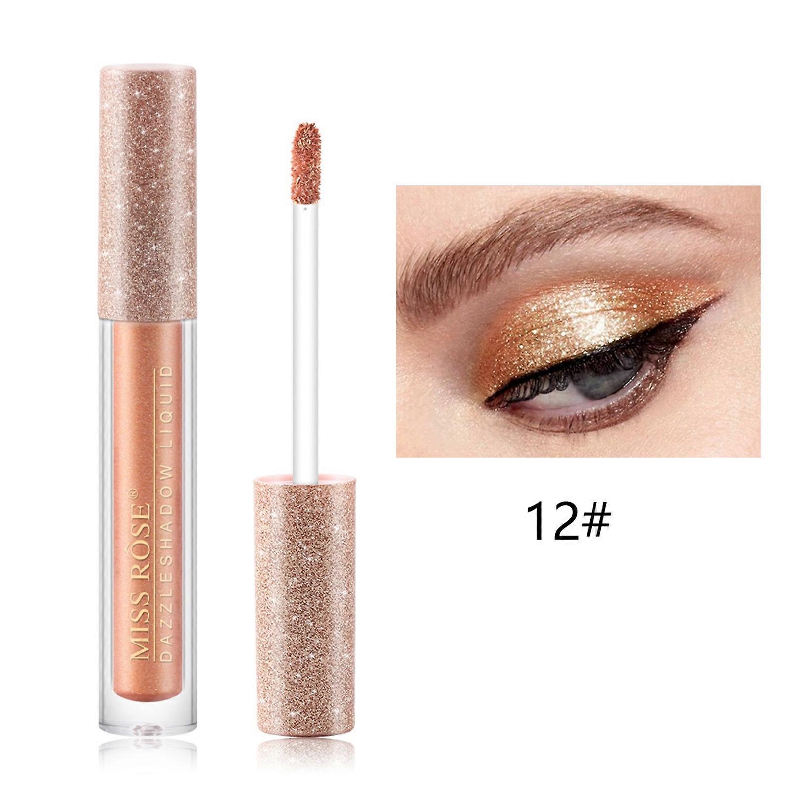 Eyeshadow Palette Pearlescent Liquid Glitter Sequin 12 Color Liquid
