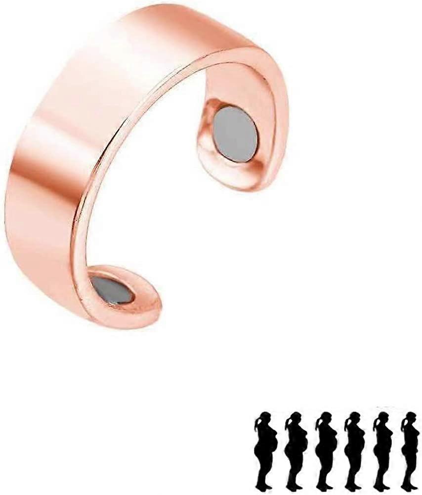 خاتم مغناطيسي للتخلص من السموم للنساء ، خاتم مغناطيسي للتخلص من السموم سحر خاتم مغناطيسي للتخلص من السموم خاتم ذهبي للنساء مجوهرات عصرية