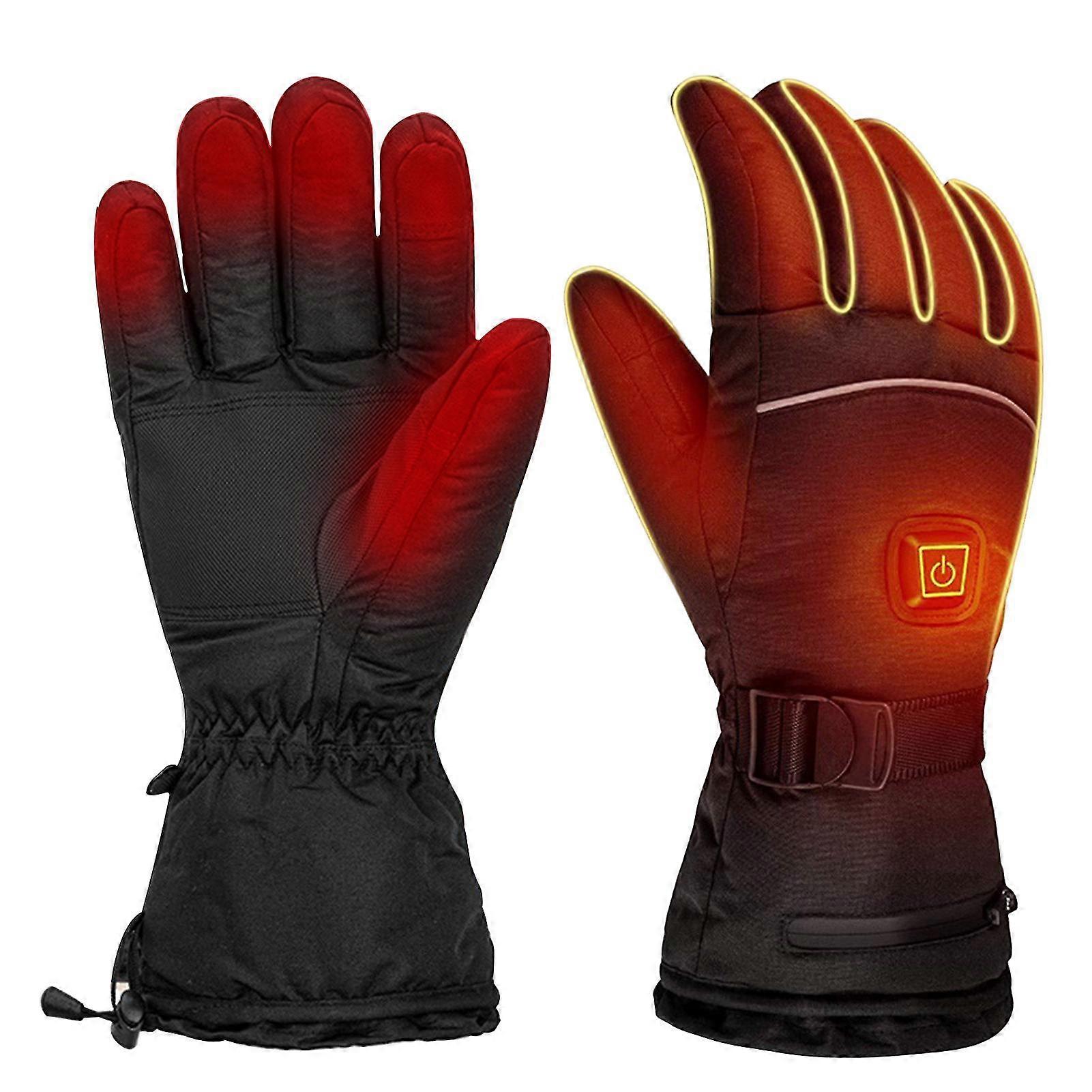 Usb Heated Motorcycle Gloves Sensitive Touch Screen And Durable Suitable For Horse Riding Cycling