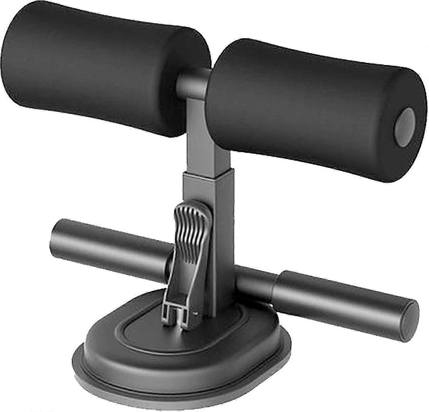Ab Cruncher Exercise Equipment For Home Workouts - Sit Up Bar For Floor With Suction Pad
