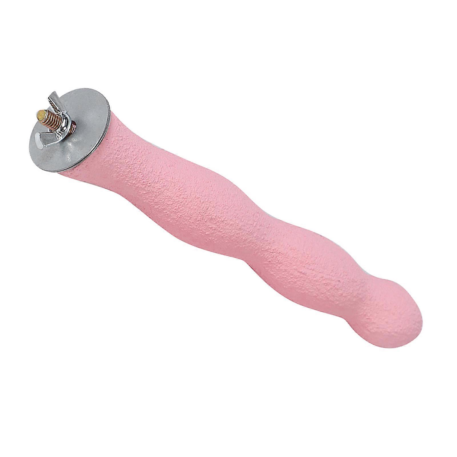 Parrot Toy Scrub Station Rod Bird Claw and Beak Grinding Bar Standing Stick(Large)