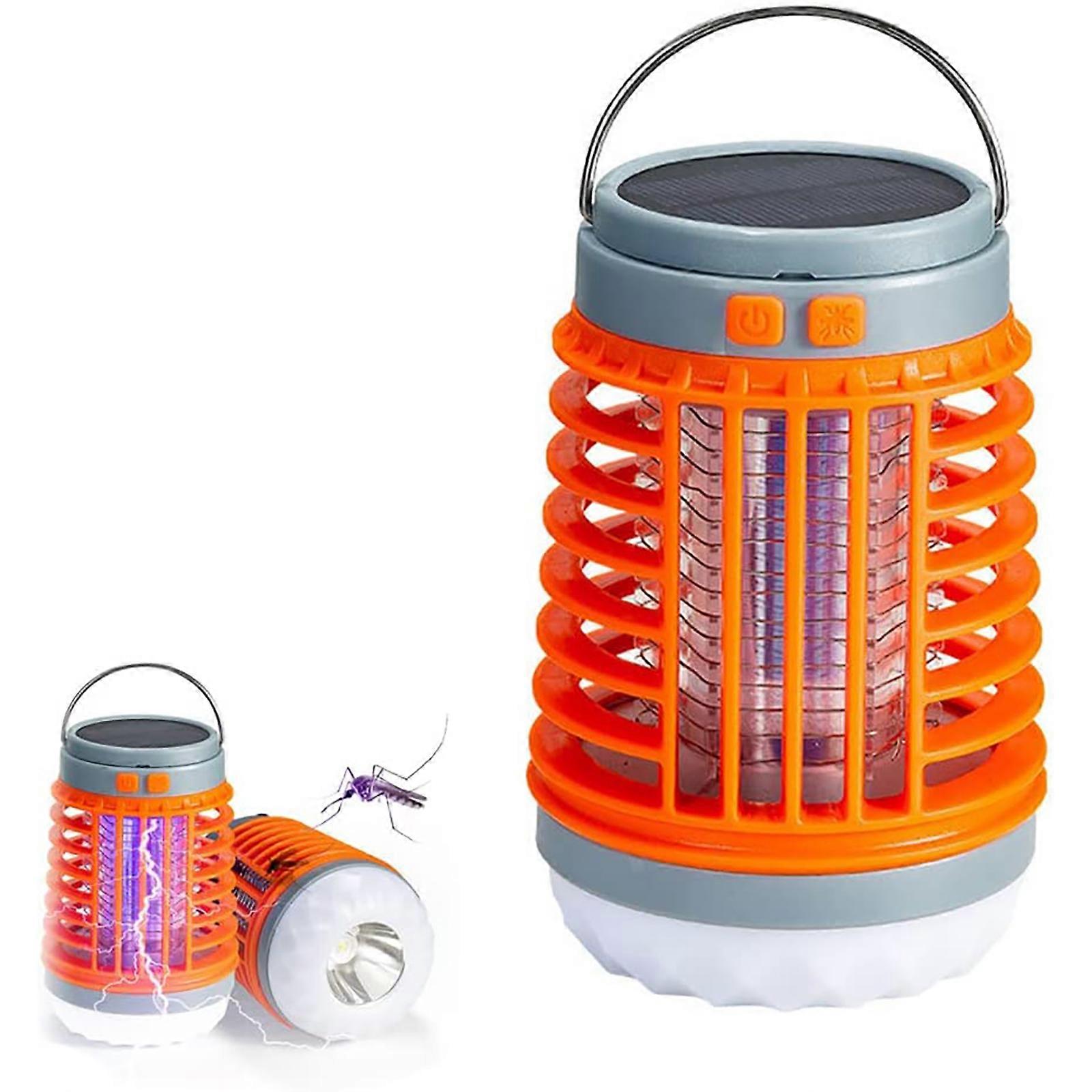 Elektrisk Led Mygga Fluga Insekt Skadedjur Killer Bug Zapper Trap Lampa In / Utomhus