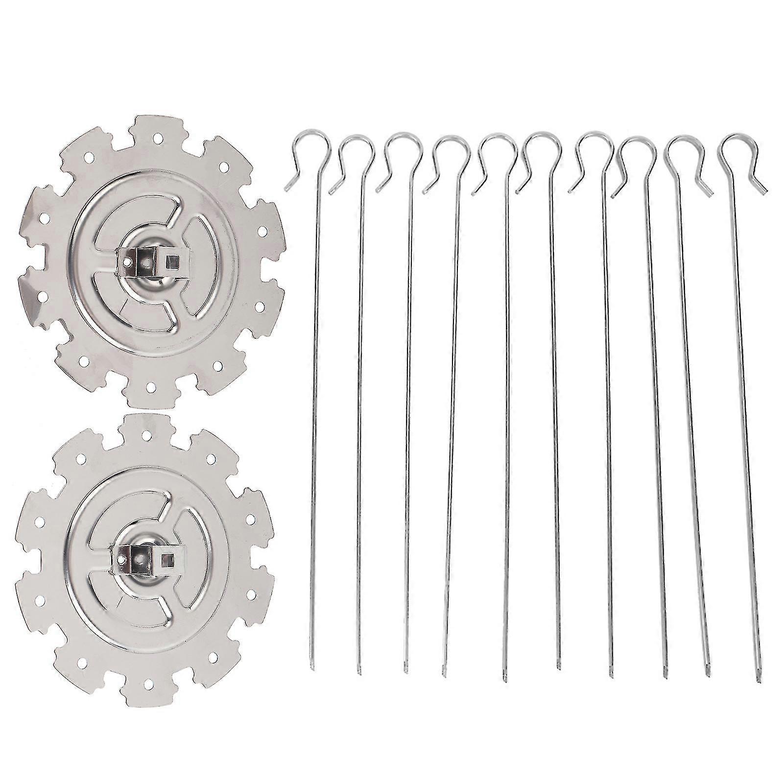 Stainless Steel BBQ Skewer for Electric Oven - Meat Roaster and Grill Tool Accessory