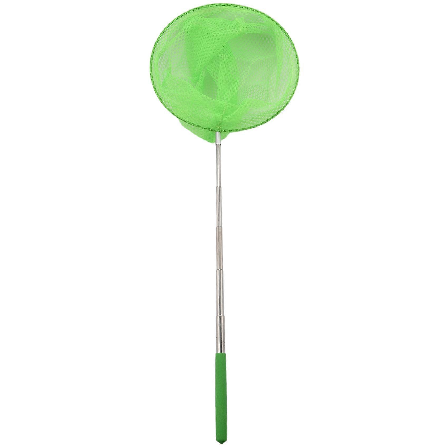 Outdoor Catching Catching Butterfly Net Fishing Net Bag Acier inoxydable Telescopic Fishing Net Tool