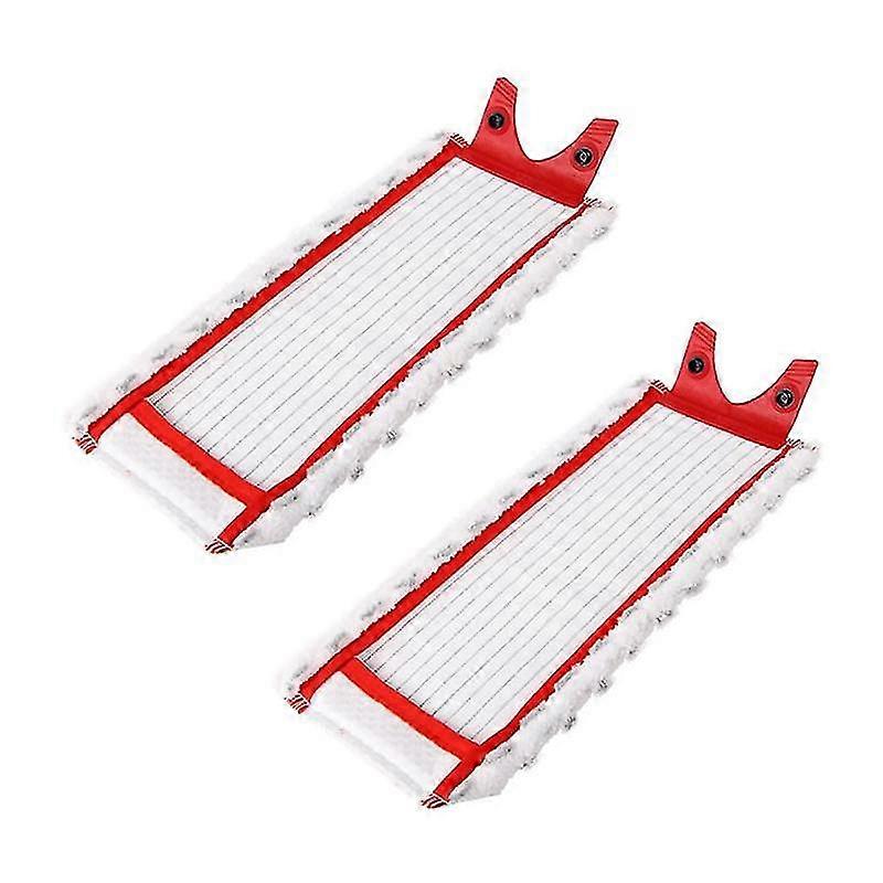 2Pcs Absorbent Mop Pad Reusable Replacement Floor Cleaning Cloth for Vileda