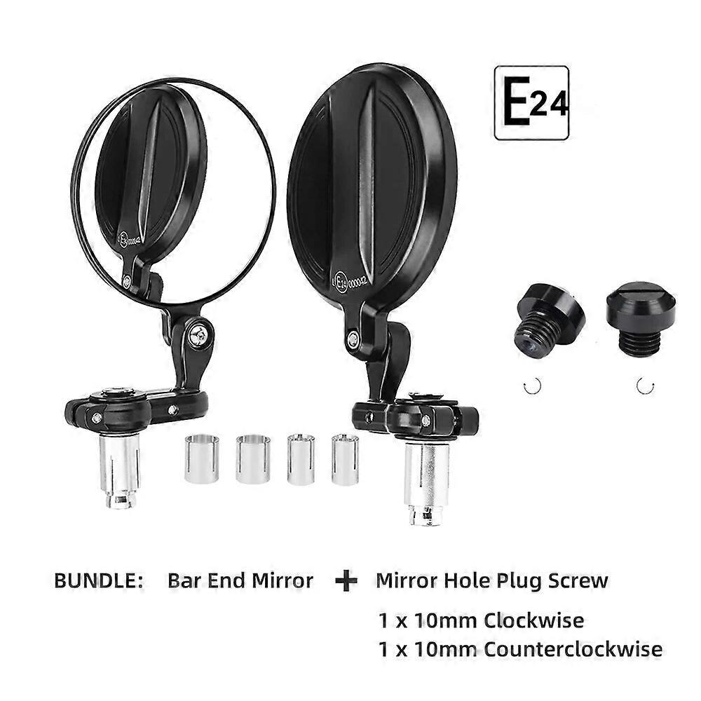 Motorcycle Mirror Black Racing Replacement Rear View Mirrors For YAMAHA MT07 MT09 MT10 R1 R3 TMAX 530 TMAX 500 For Tenere 700