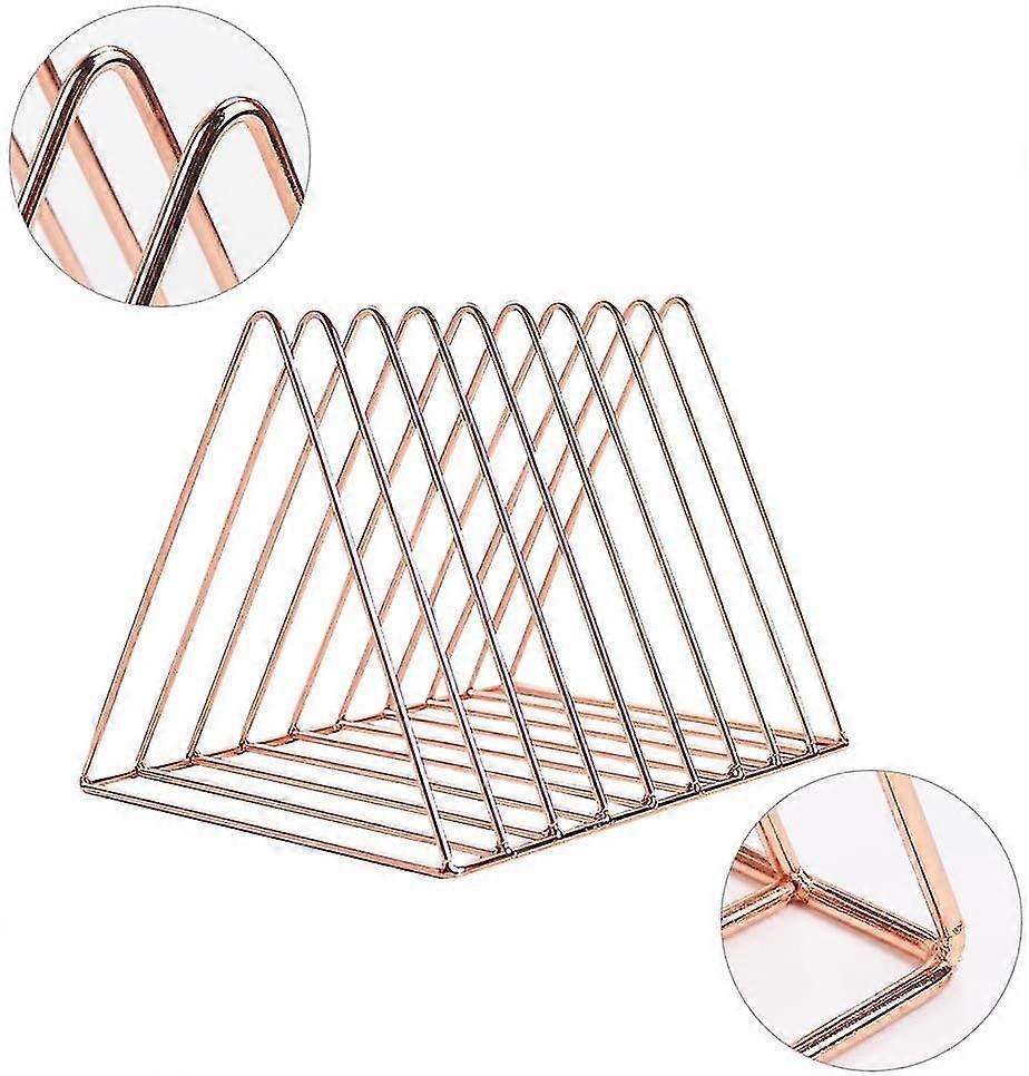 Vinyl Record Holder,2 Pack File Magazine Organizer For Desk,9 Slot Record Storage Stand